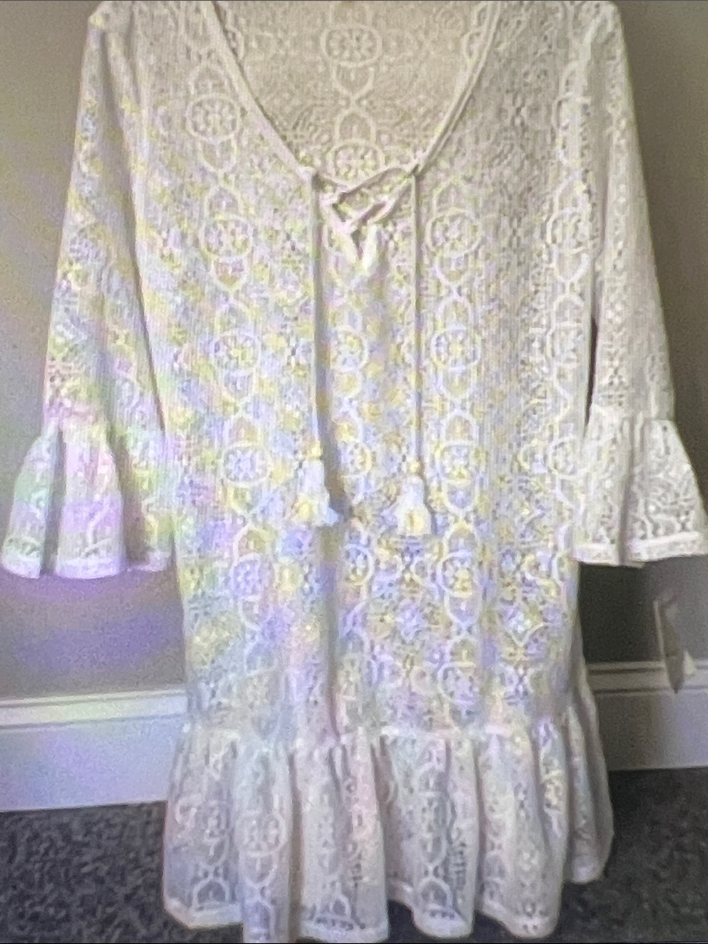 Crochet Swim Coverup Size small